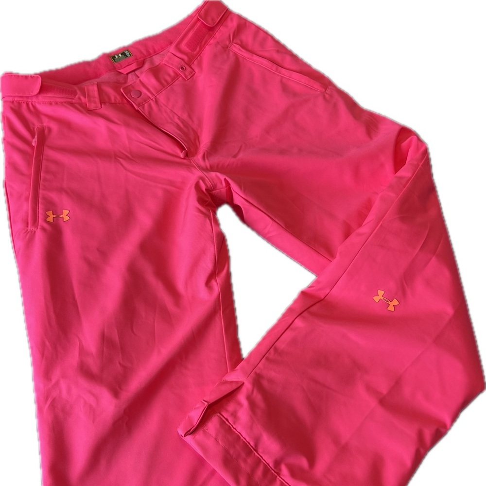 Under Armour Girls’ Primaloft ColdGear Pink Snow Pants YXL Ski Winter Snowboard